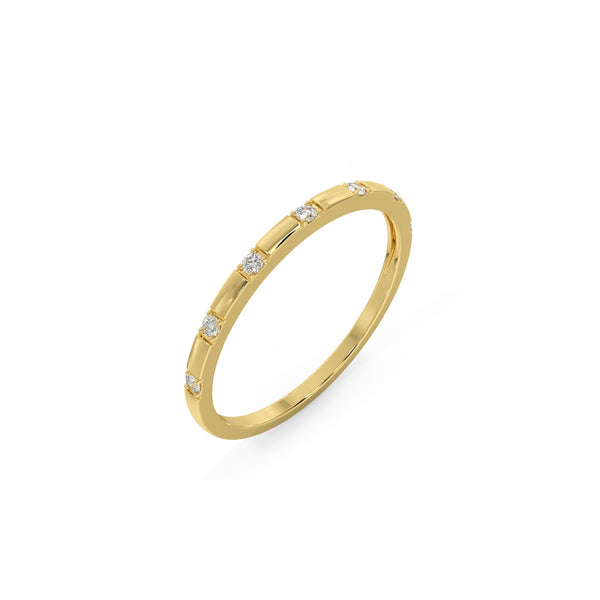 14k Diamond Wedding Band in 14k Gold (0.12 ct. tw)