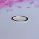 14k Diamond Half Eternity Simple Wedding Band (0.07 Ct tw).