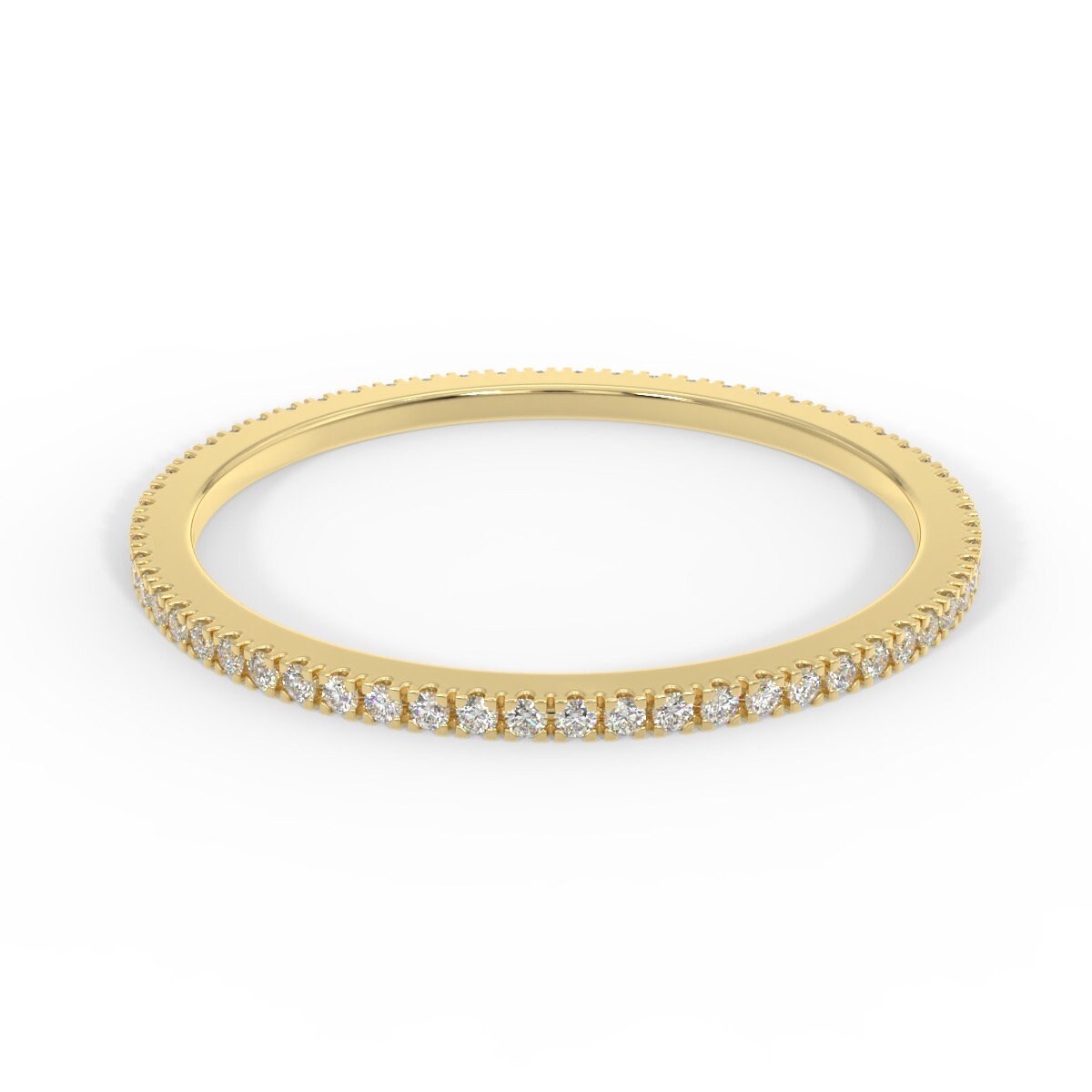 Minimalist Diamond Eternity Band