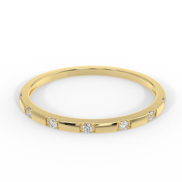 14k Diamond Wedding Band in 14k Gold (0.12 ct. tw)