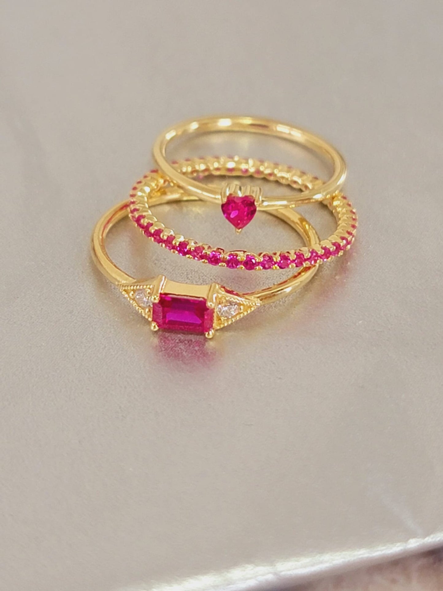 Natural Ruby Eternity Ring, 14K Solid Gold Eternity Band, Ruby Wedding Band, July Birthstone Band, Stackable Ring, Unique Wedding Band Women