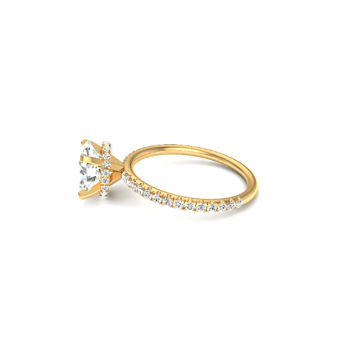 Oval Shape Diamond Engagement Ring