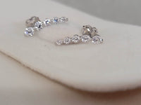 Diamond Ear Climber Earrings