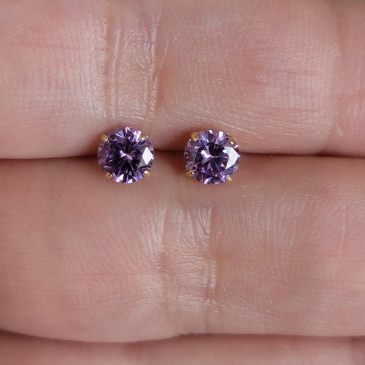 Birthstone Stud Earrings