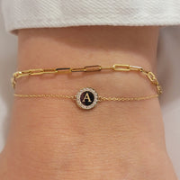 Dainty Initial Bracelet