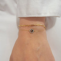 Dainty Initial Bracelet