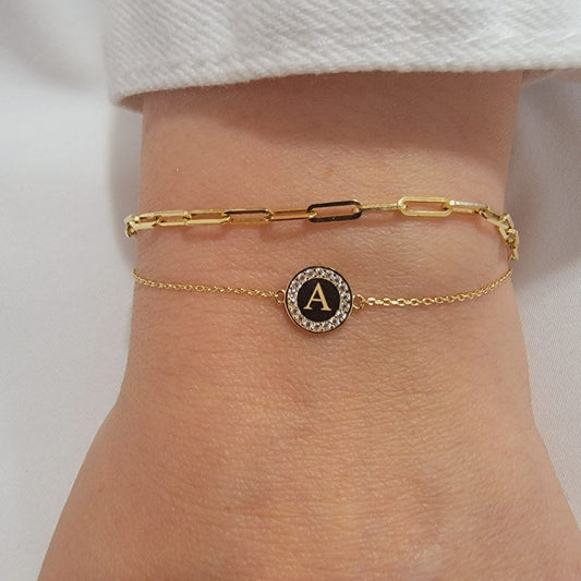 Dainty Initial Bracelet