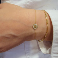 Dainty Initial Bracelet